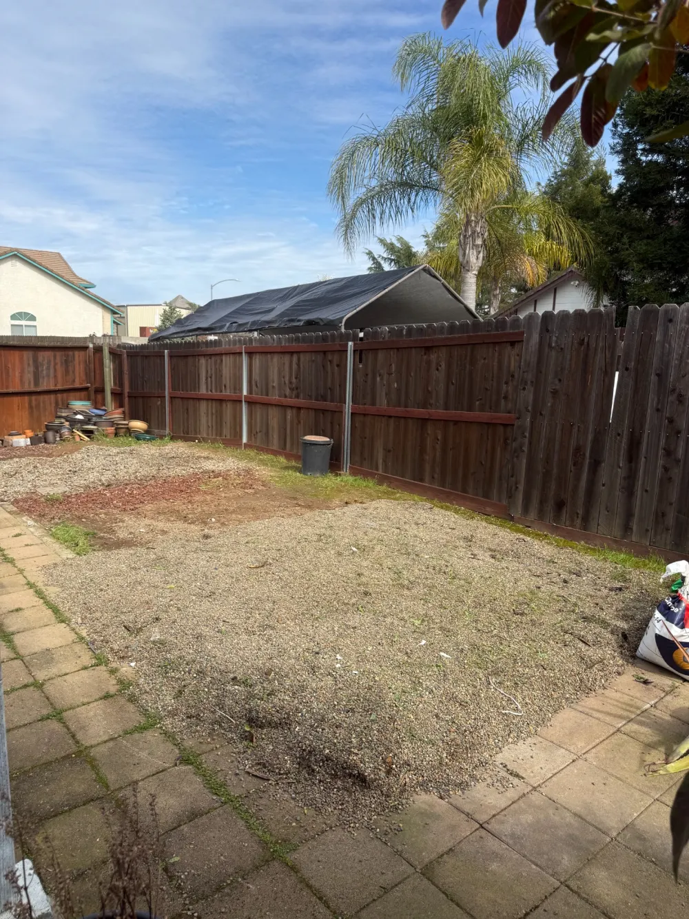 Yard cleared after shed removal by Way 2 Haul